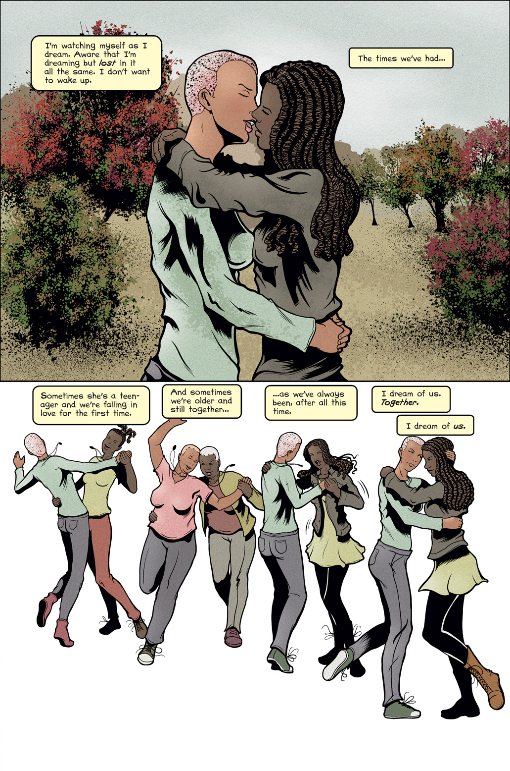 Page two of the comic book short story When I Find You Again, It Will Be In Mountains written and illustrated by Von Allan