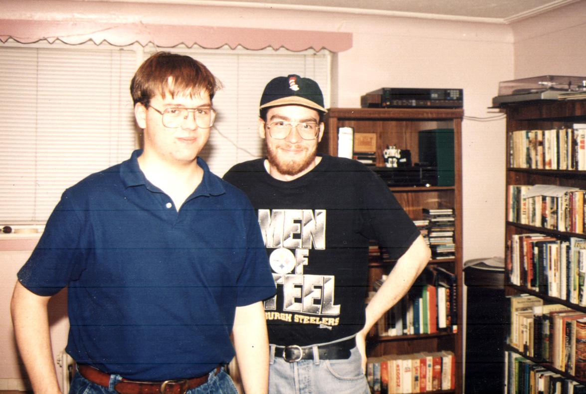 Eric Von Allan Julien and Dave Foohey circa 1995 in Ottawa, Ontario