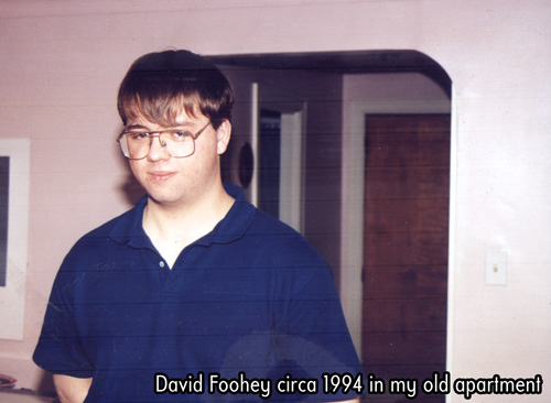 David Foohey circa 1994 in Von Allan's apartment