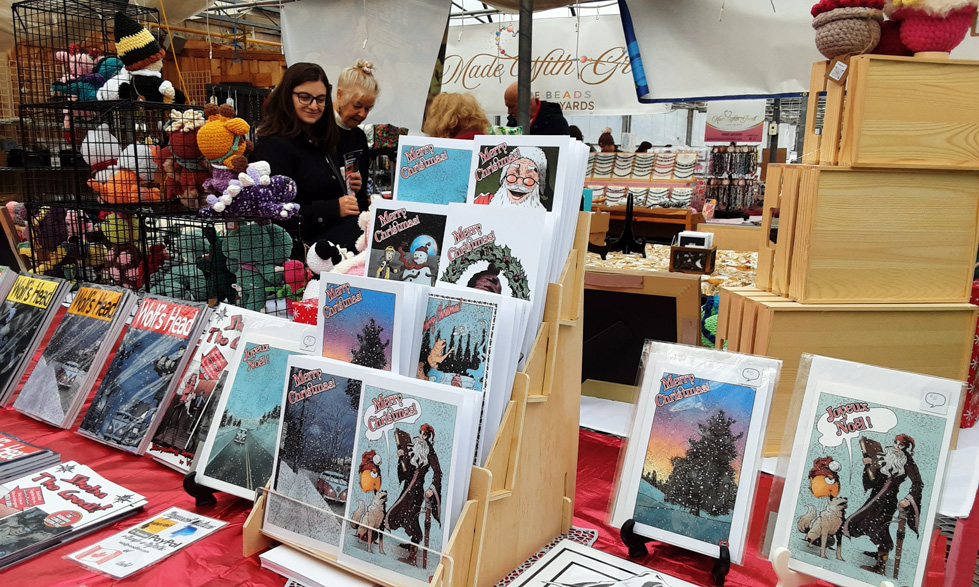 Ritchie Feed & Seed photo of the Von Allan Studio set-up at the 2025 Christmas Bazaar in Ottawa, Ontario, Canada on November 16 2025