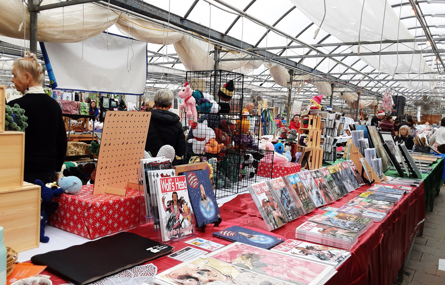 Ritchie Feed & Seed photo of the Von Allan Studio set-up at the 2025 Christmas Bazaar in Ottawa, Ontario, Canada on November 16 2025