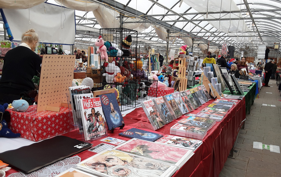 Ritchie Feed & Seed photo of the Von Allan Studio set-up at the 2025 Christmas Bazaar in Ottawa, Ontario, Canada on November 16 2025