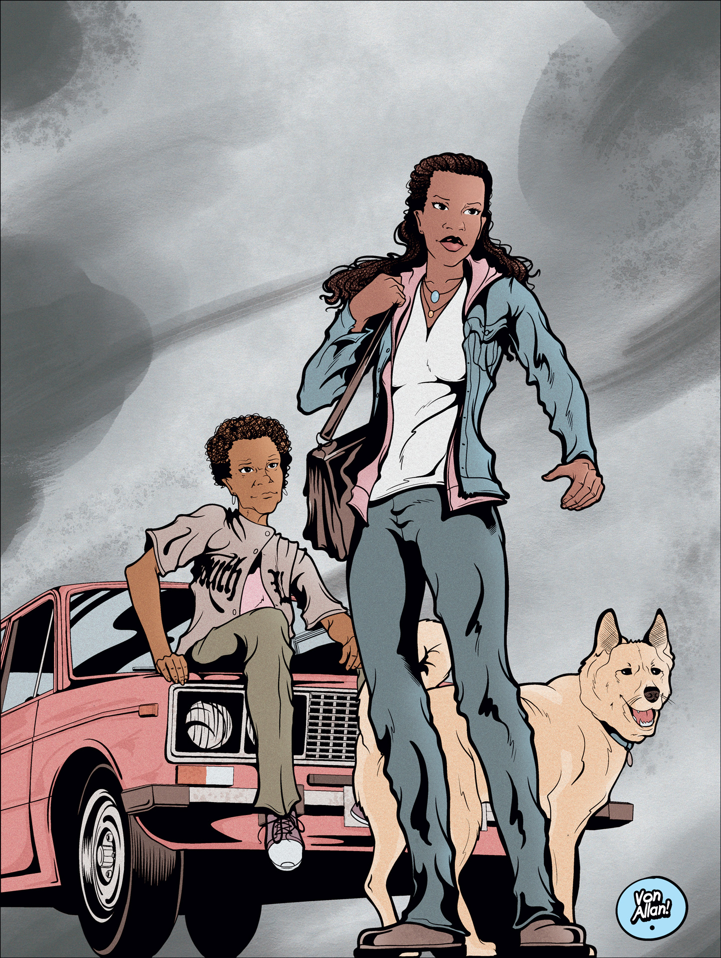 Lauren, Sanko, and Patty from WOLF'S HEAD by Von Allan