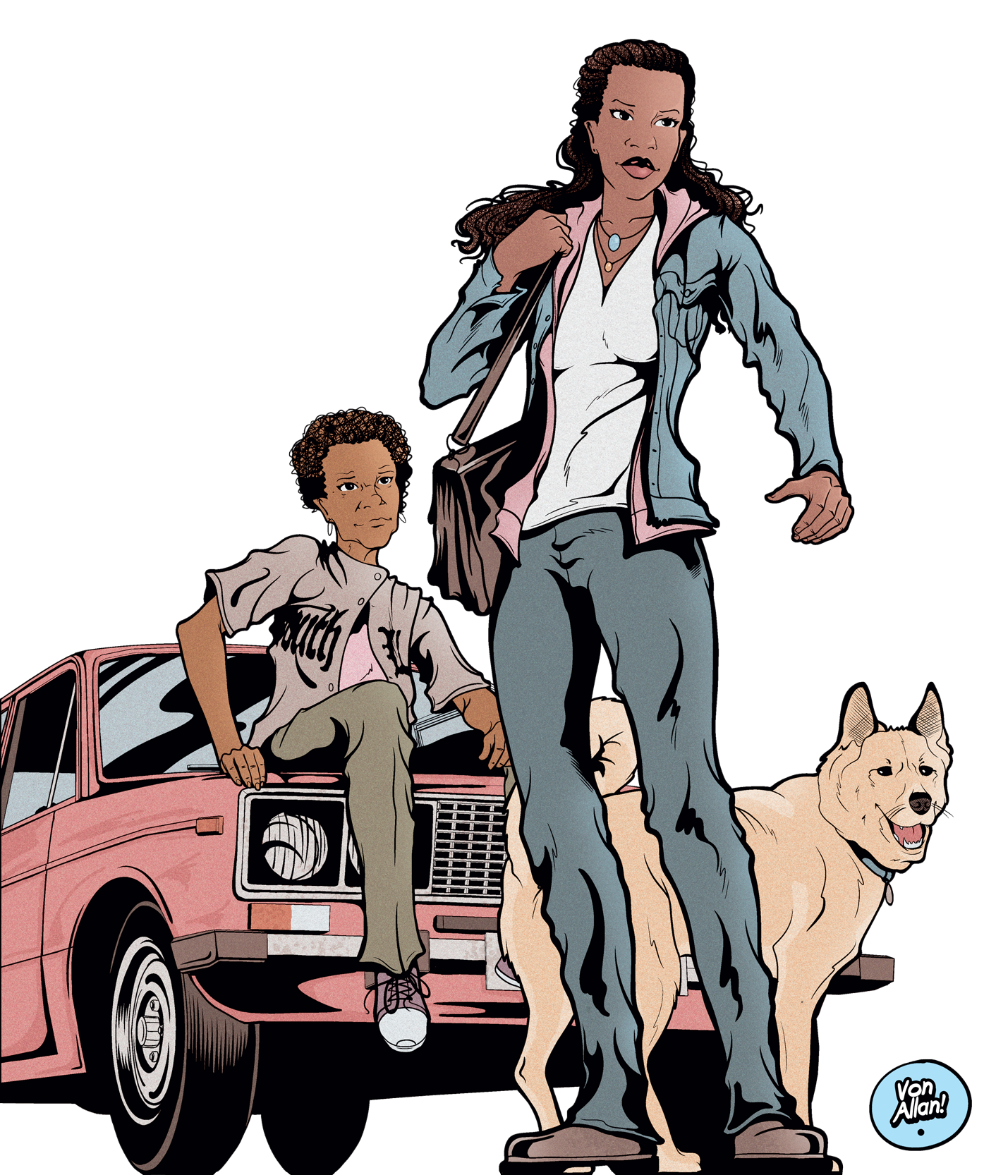 Teaser image for the Wolf's Head comic book series by Von Allan