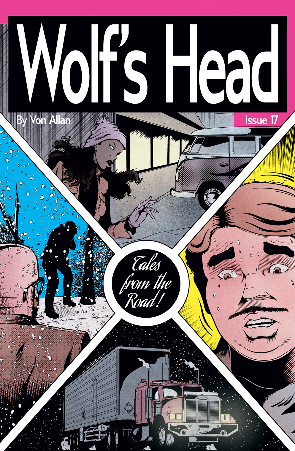 Wolf's Head Issue 17 cover by Von Allan