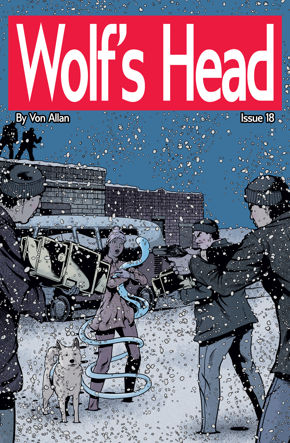 Wolf's Head Issue 18 cover by Von Allan