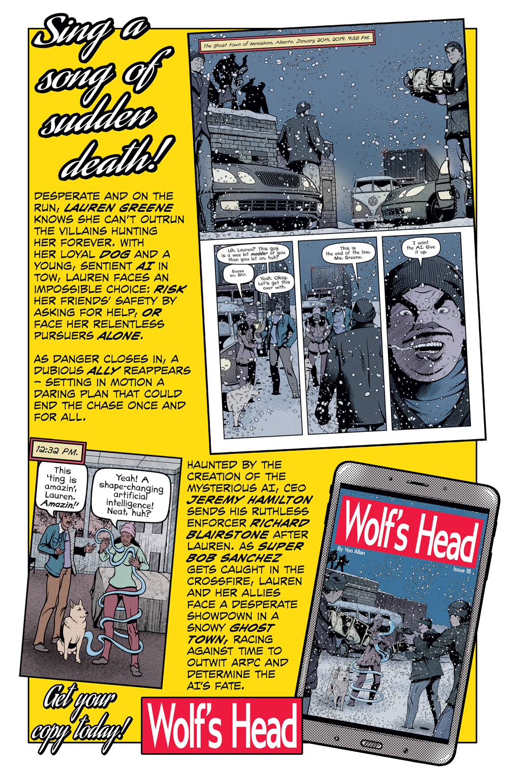 Teaser image for Wolf's Head issue 18 on the Internet Archive