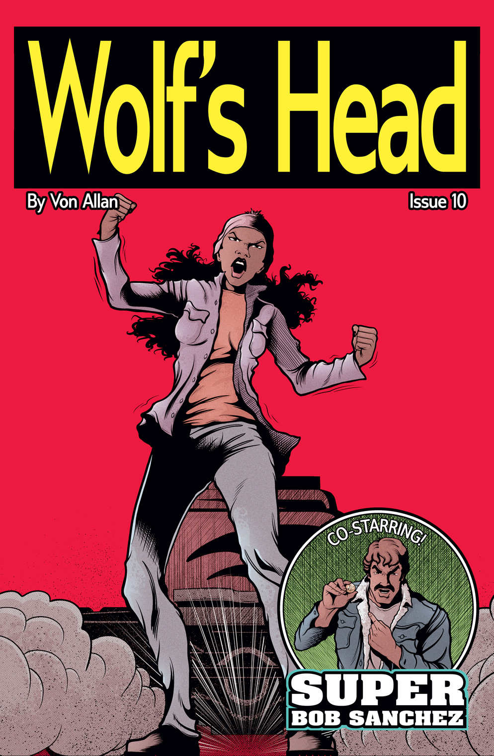 Wolf's Head Issue 10 cover by Von Allan