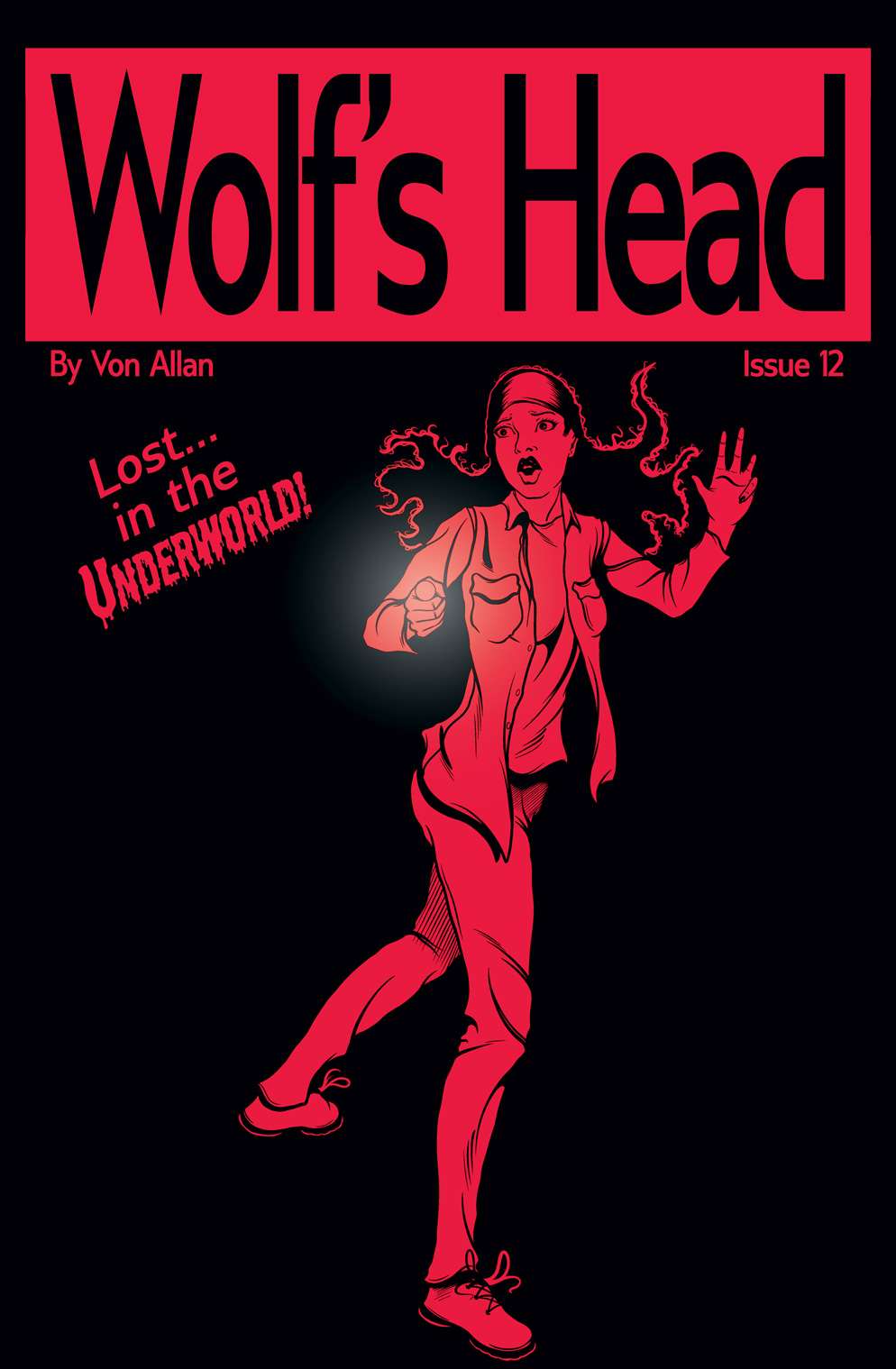 Wolf's Head Issue 12 cover by Von Allan