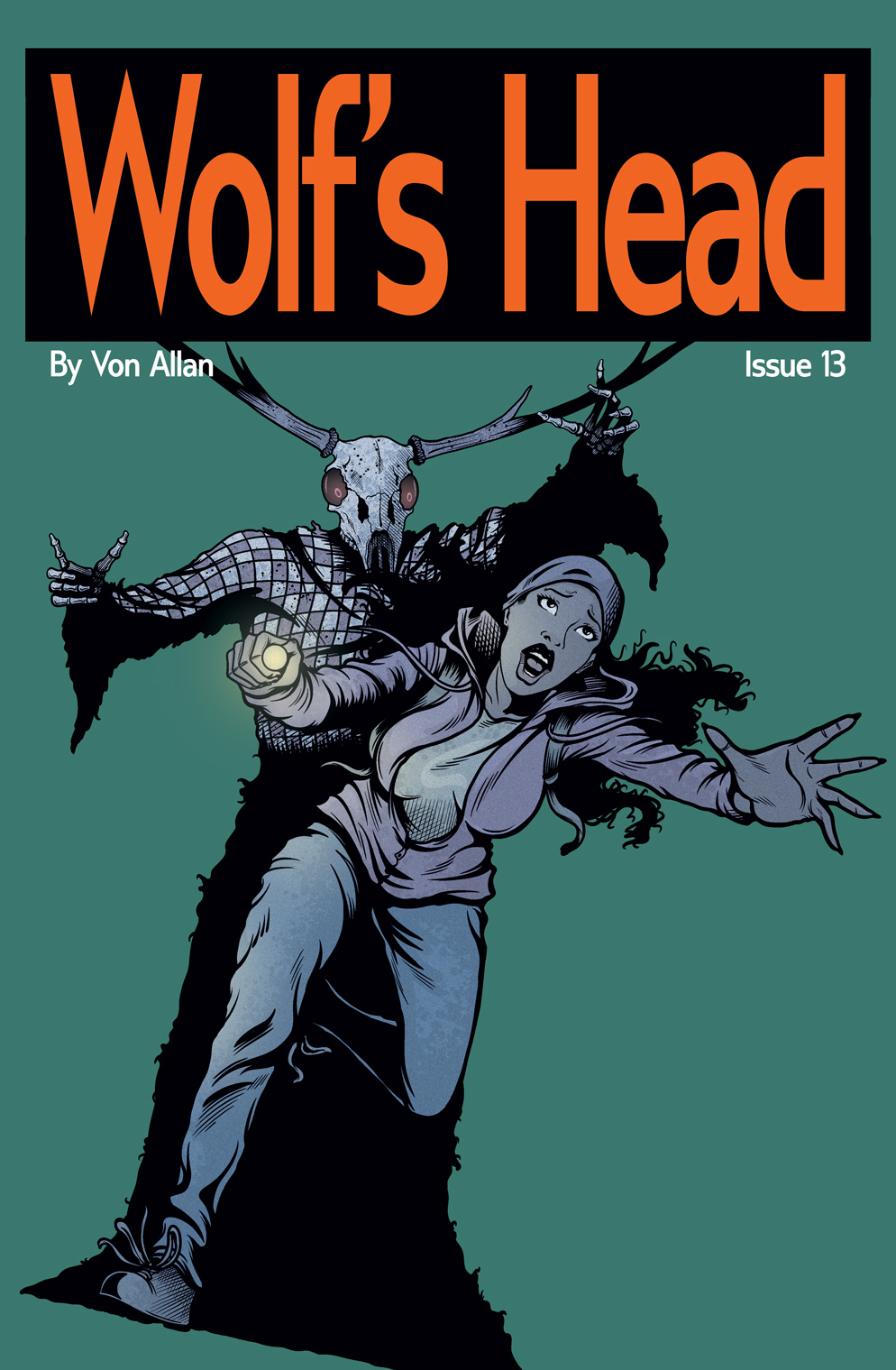 Wolf's Head Issue 13 cover by Von Allan