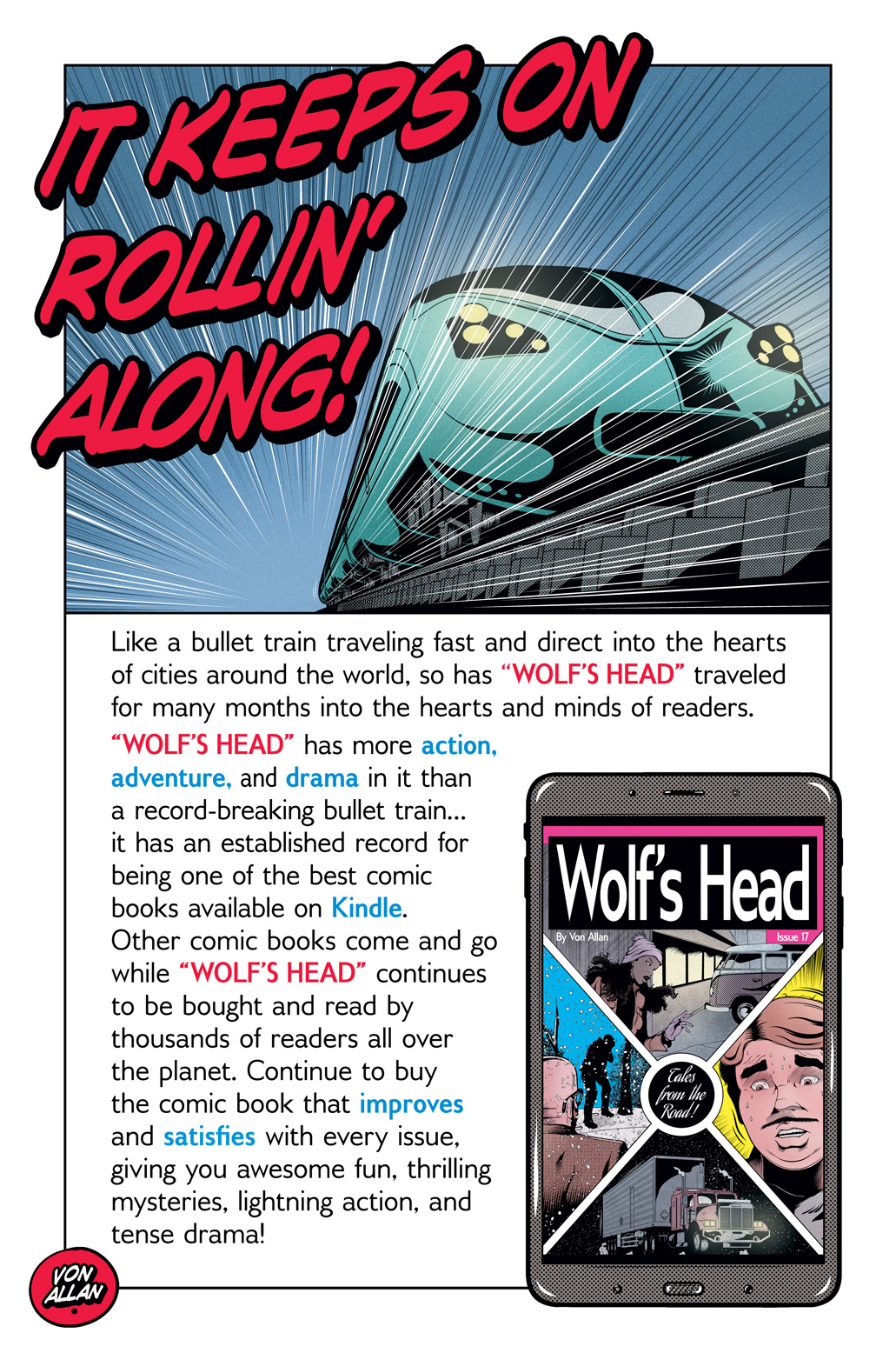 Teaser image of Wolf's Head issue 17 on Kindle