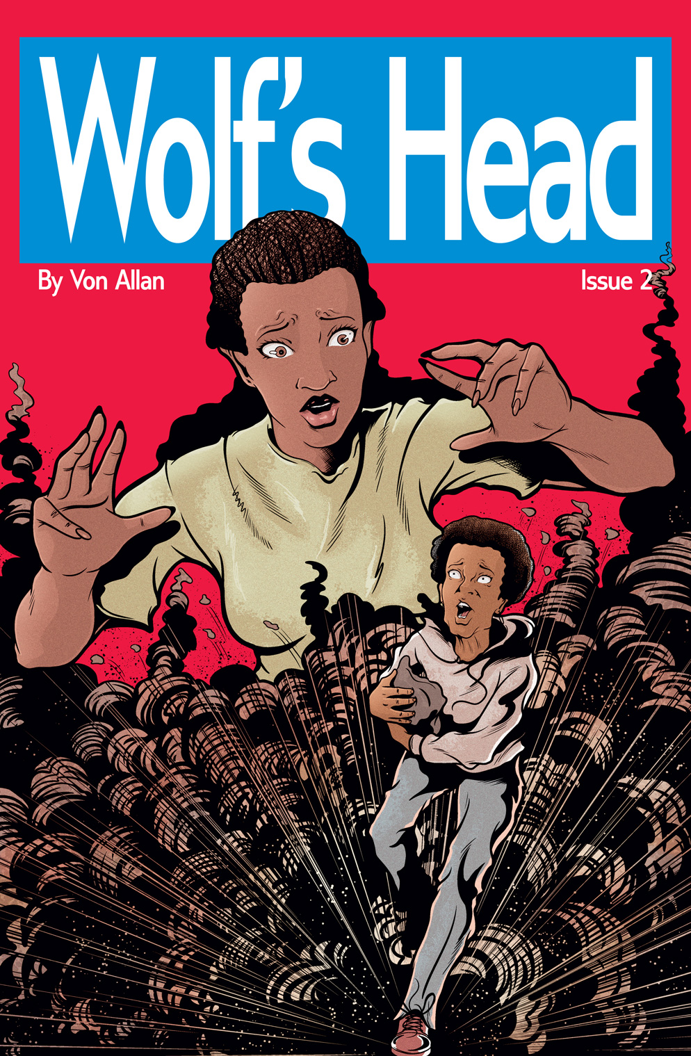 Wolf's Head Issue 2 cover by Von Allan