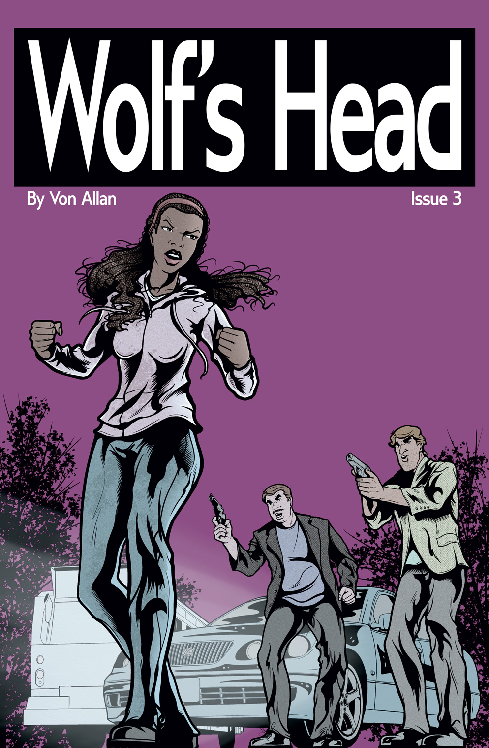 Wolf's Head Issue 3 cover by Von Allan