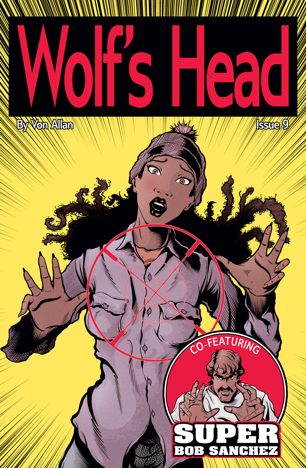 Wolf's Head Issue 9 cover by Von Allan