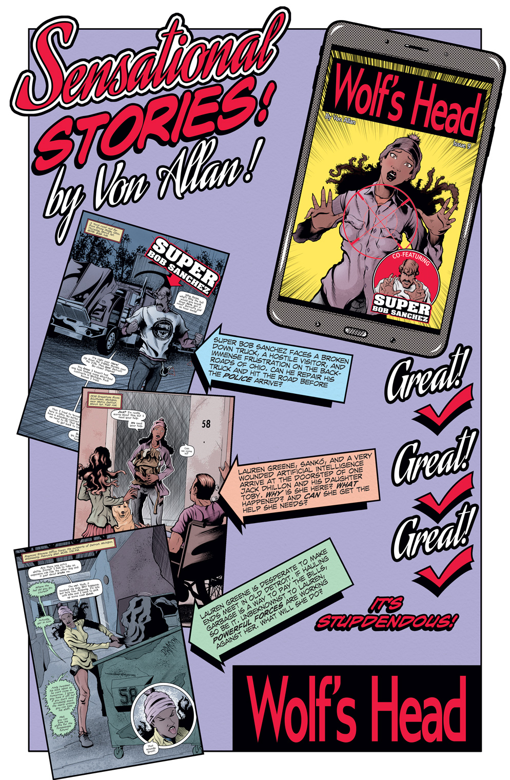 Teaser image for Wolf's Head issue 9 on on the Internet Archive