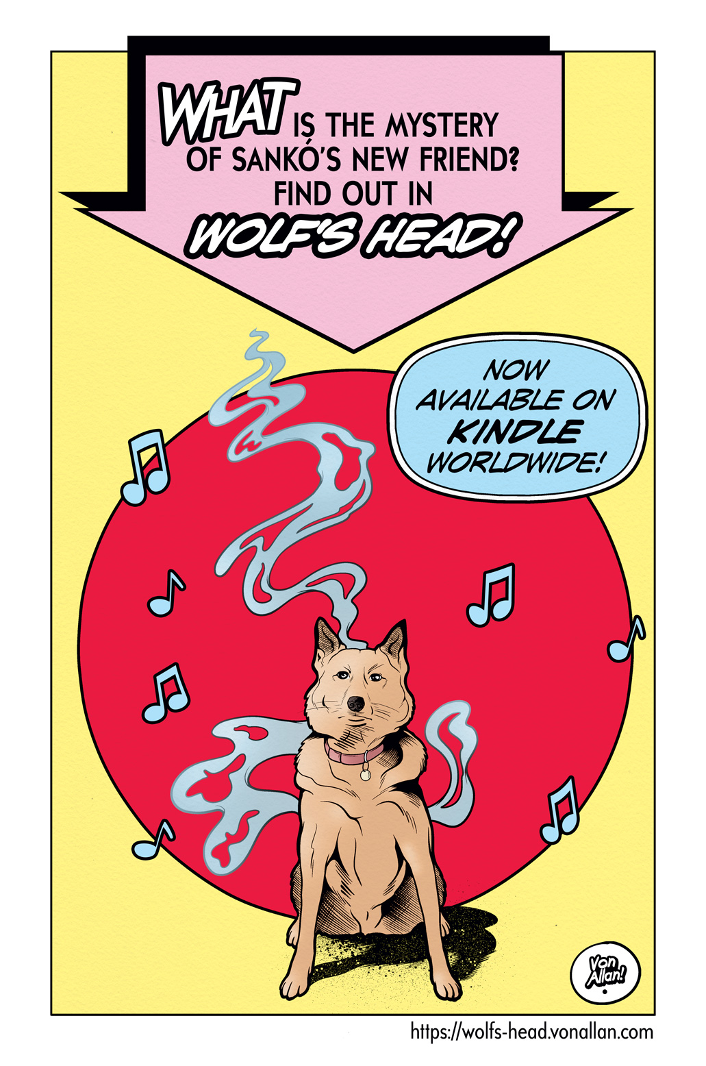 Coverage Montage of Wolf's Head digital comics