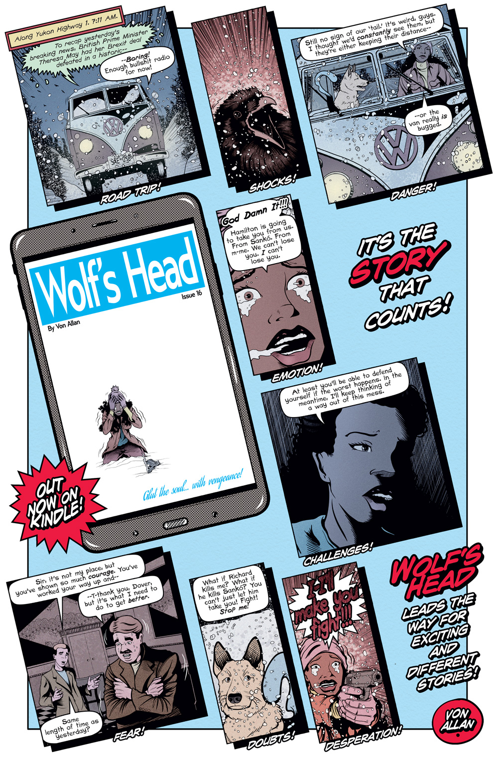 Teaser image for Wolf's Head Issue 16