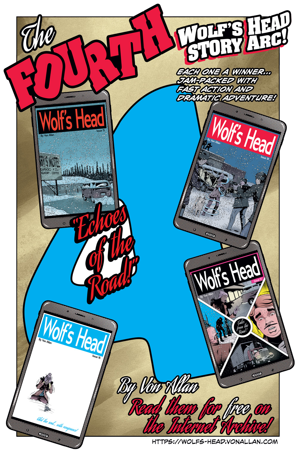 Teaser image for the third Wolf's Head story arc