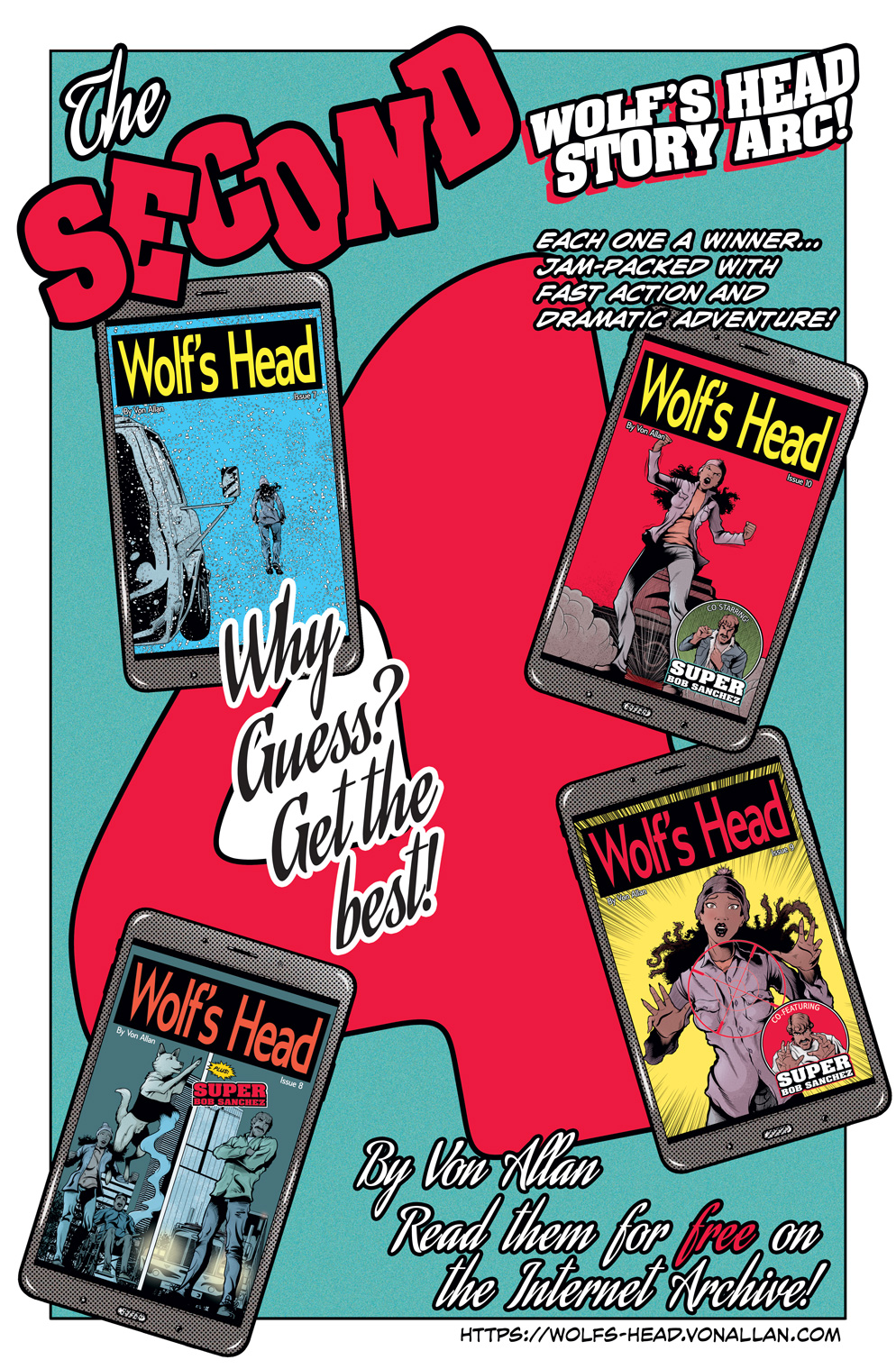 Teaser image for the first Wolf's Head story arc