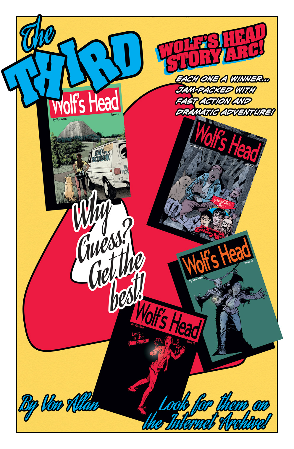 Teaser image for the third Wolf's Head story arc
