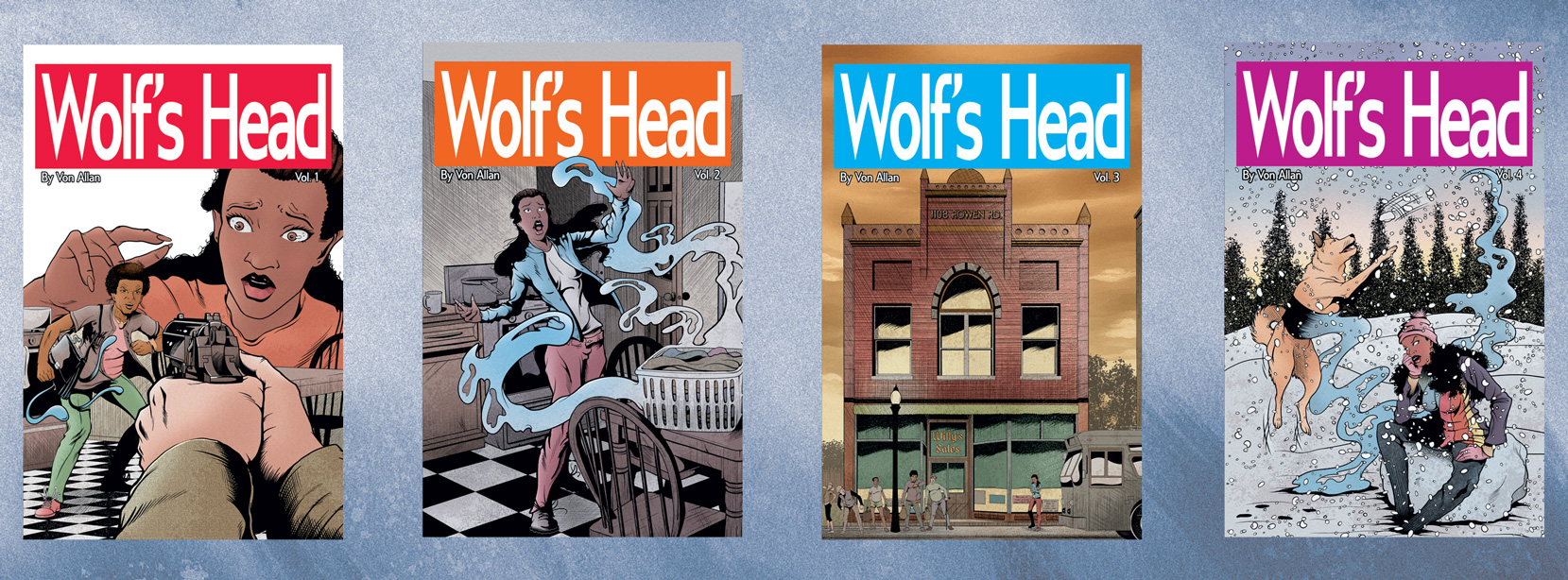 WOLF'S HEAD logo by Von Allan
