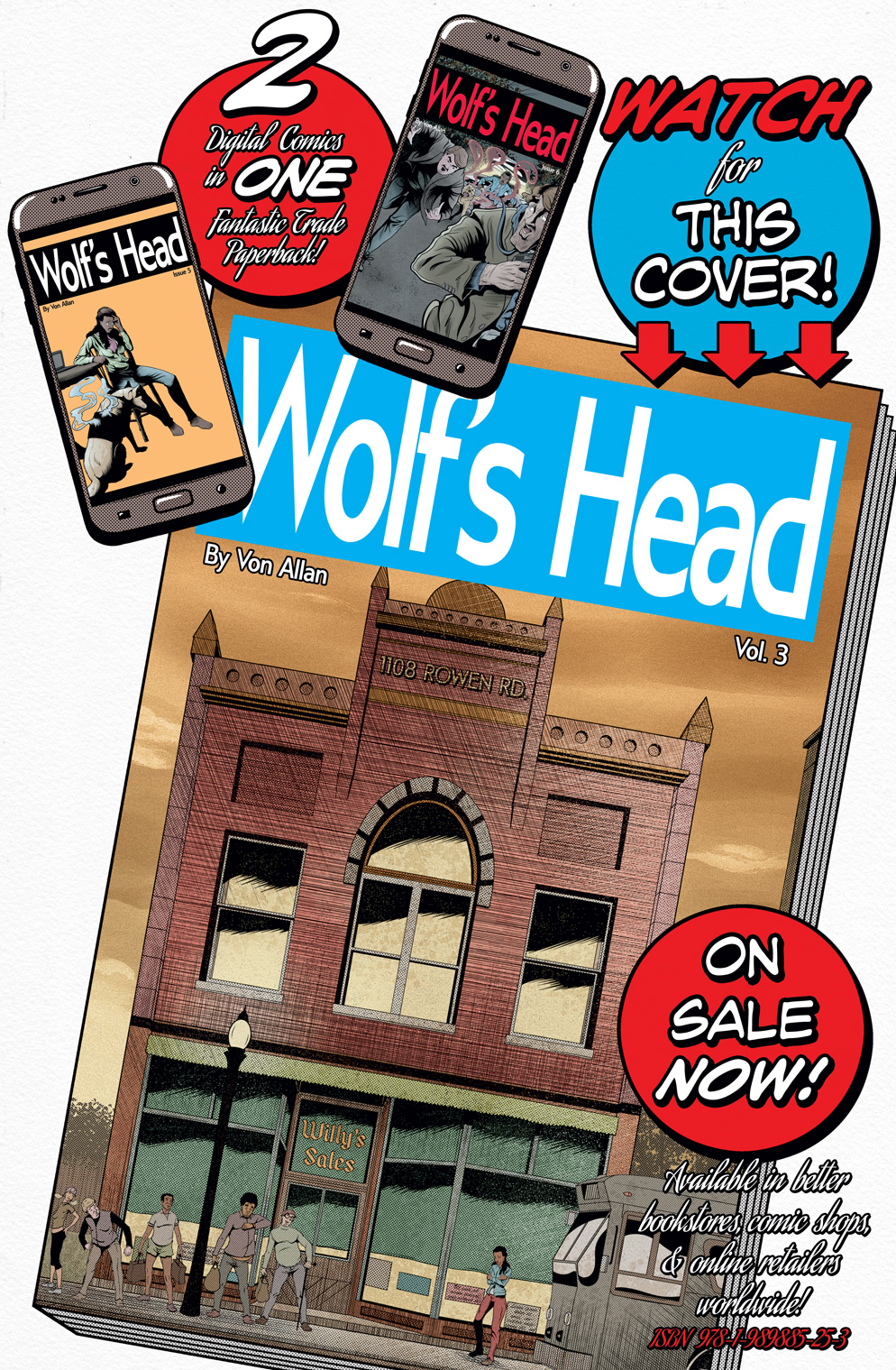 Teaser image for the Wolf's Head Volume 3 Trade Paperback Graphic Novel