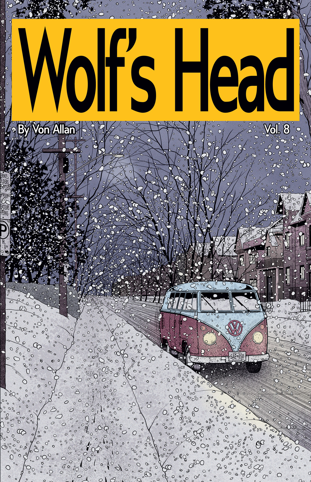 Von Allan's art, comics and graphic novels: Wolf's Head Volume 8