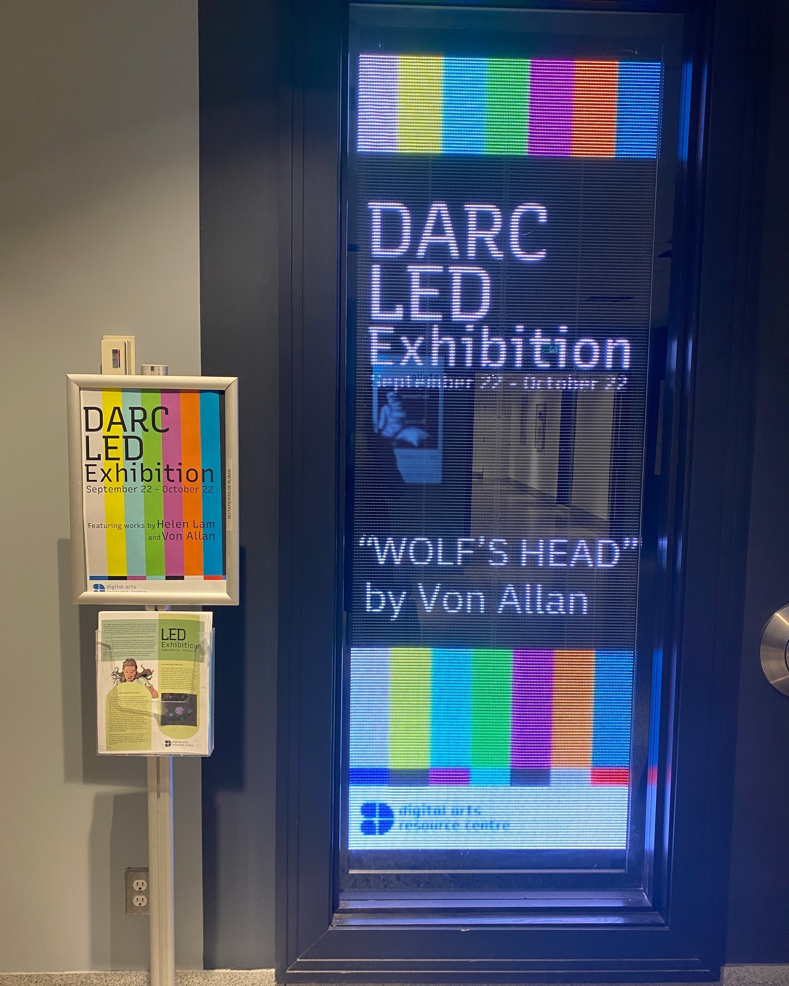 Photo of the Von Allan display at DARC